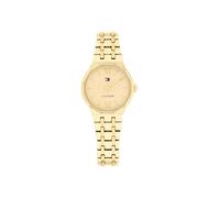 Tommy Hilfiger Reloj con Movimiento de Cuarzo de Tres Manecillas de Color Dorado con Correa de Acero Inoxidable de Color Dorado - 1782886
