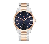 Tommy Hilfiger Reloj con Movimiento de Cuarzo de Tres Manecillas para Hombre con Correa de Acero Inoxidable Bicolor - 1792193