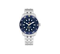 Tommy Hilfiger Reloj con Movimiento de Cuarzo de Tres Manecillas para Jóvenes con Correa de Acero Inoxidable Plateada - 1720049