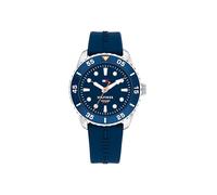 Tommy Hilfiger Reloj con Movimiento de Cuarzo de Tres Manecillas para Jóvenes con Correa de SiliconaAzul - 1720047