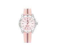 Tommy Hilfiger Reloj con Movimiento de Cuarzo de Tres Manecillas para Jóvenes con Correa de SiliconaRosa Claro - 1720052