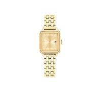Tommy Hilfiger Reloj con Movimiento de Cuarzo de Tres Manecillas para Mujer con Correa de Acero Inoxidable de Color Dorado - 1782832