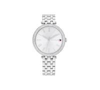 Tommy Hilfiger Reloj con Movimiento de Cuarzo de Tres Manecillas para Mujer con Correa de Acero Inoxidable Plateada - 1782719