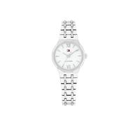 Tommy Hilfiger Reloj con Movimiento de Cuarzo de Tres Manecillas Plateada con Correa de Acero Inoxidable Plateada - 1782889
