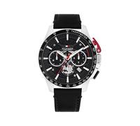 Tommy Hilfiger Reloj Cronógrafo de Cuarzo Negra con Correa de CueroNegra - 1792258