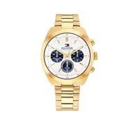 Tommy Hilfiger Reloj Cronógrafo de Cuarzo para Hombre con Correa de Acero Inoxidable de Color Dorado - 1710723