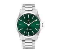 Tommy Hilfiger Reloj con Movimiento de Cuarzo de Tres Manecillas para Hombre con Correa de Acero Inoxidable Plateada - 1710672