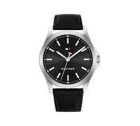 Tommy Hilfiger Reloj de Cuarzo analógico para Hombre Bruce con Brazalete de Silicona y Acero Inoxidable