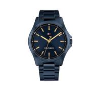 Tommy Hilfiger Reloj analógico de Cuarzo Hombre con Brazalete de Acero Inoxidable Azul