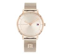 Tommy Hilfiger Reloj de Cuarzo analógico para Mujer Tea Collection con Brazalete de Malla de Acero Inoxidable