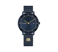 Tommy Hilfiger Reloj De Movimiento De Cuarzo De Dos Manecillas para Mujer con Correa de Malla de Acero Inoxidable Azul Marina - 1782740, Blue