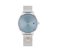 Tommy Hilfiger Reloj De Movimiento De Cuarzo De Dos Manecillas para Mujer con Correa de Malla de Acero Inoxidable Plateada - 1782738