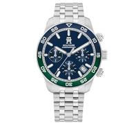 Tommy Hilfiger Reloj Hombre Analogico Cuarzo con Correa de Acero Inoxidable 1792185