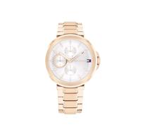 Tommy Hilfiger Reloj Analógico de Cuarzo Multifunción para Mujer con Correa de Acero Inoxidable de Oro Rosa - 1782756