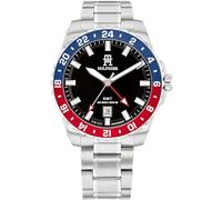 Tommy hilfiger reloj th85 plateado y negro analógico suizo rf 1792131