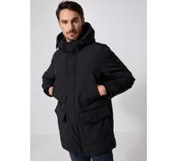 Tommy Hilfiger Parka Hombre Rockie Down con capucha, Negro (Black), XL