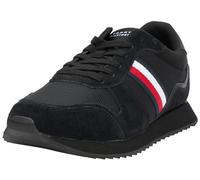 Tommy Hilfiger Runner EVO Mix ESS Fm0fm04886 - Tenis para Hombre, Black, 40 EU