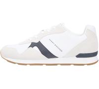 Tommy Hilfiger Runner Icon Mix Fm0fm05679 - Tenis Bajos para Hombre, White, 41 EU