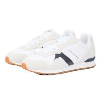 Tommy Hilfiger Runner Icon Mix Fm0fm05679 - Tenis Bajos para Hombre, White, 44 EU