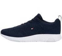 Tommy Hilfiger Runner Sneaker Hombre Corporate Knit Rib Runner Calzado Deportivo, Azul (Desert Sky), 40