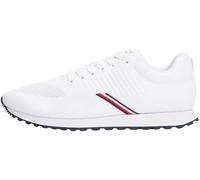 Tommy Hilfiger Runner Sneaker Hombre New Eva Knit Low Top, Blanco (White), 43