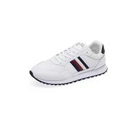 Tommy Hilfiger Runner Sneaker Hombre New Eva Stripes Low Top, Blanco (White), 41
