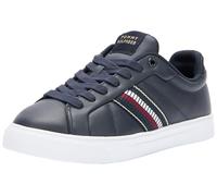 Tommy Hilfiger Runner Sneaker Mujer de Piel, Azul (Space Blue), 39 EU