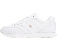 Tommy Hilfiger Runner Sneaker Mujer de Piel, Blanco (White), 38
