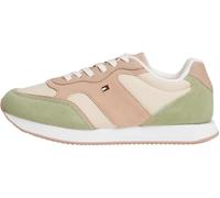 Tommy Hilfiger Runner Sneaker Mujer Easy de Ante, Verde (Earth Sage), 38
