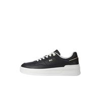 Tommy Hilfiger Runner Sneaker Mujer Essential Basket Low Top, Negro (Black), 38