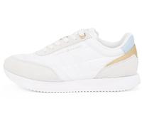 TOMMY HILFIGER Zapatillas deportivas bajas 'Essential' ecru / azul cielo / oro / blanco, Talla 36