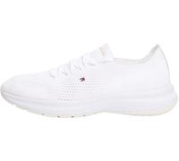 Tommy Hilfiger Runner Sneaker Mujer Knit Low Top, Blanco (White), 41