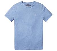 Tommy Hilfiger Camiseta de Manga Corta Chicos con Cuello Redondo, Azul (Dark Allure Heather), 5 Años