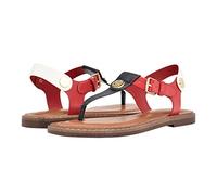 Tommy Hilfiger Sandalia Bennia para mujer, Rojo, 5.5