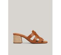 Tommy Hilfiger Sandalia de piel cognac Tommy Hilfiger. Marrón 38