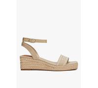 Tommy hilfiger - sandalia tommy hilfiger espad mid wedge beige 40