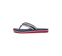 TOMMY HILFIGER Sandalias de dedo navy / blanco 37 EUR