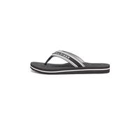TOMMY HILFIGER Sandalias de dedo negro / blanco 36 negro / blanco