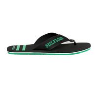Tommy Hilfiger Sandalias de Dedo par Hombre Sporty Beach Sandal, Negro (Black), 40