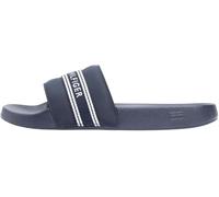 Tommy Hilfiger Sandalias de piscina Th Webbing FW0FW09359 para mujer, color azul (Space Blue), talla 4