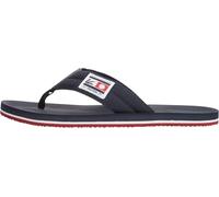 Tommy Hilfiger Sandalias de playa Comfort Patch FM0FM05900 para hombre, color azul, 5.5