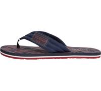 Tommy Hilfiger Sandalias de playa con parche de bandera para hombre Fm0fm06004, Azul Marino, 40 EU