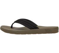 Tommy Hilfiger Sandalias de playa moldeadas Hilfiger Lth FM0FM05802 para hombre, color negro (negro), 9