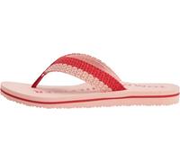 Tommy Hilfiger Sandalias de verano para mujer Th Crochet FW0FW0FW09417 chanclas, rojo, 7