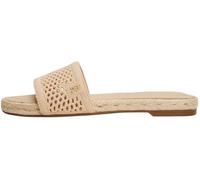 Tommy Hilfiger Sandalias Mujer Knit Mesh Alpargata con malla, Beige (Clayed Pebble), 37
