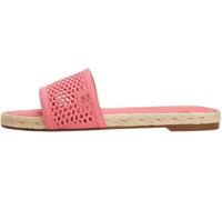 Tommy Hilfiger Sandalias Mujer Knit Mesh Alpargata con malla, Rojo (Washed Cherry), 37