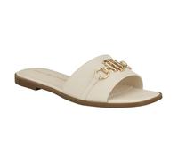 Tommy Hilfiger Sandalias planas Pipper para mujer, Marfil 150, 11