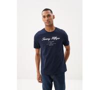 Tommy Hilfiger Script Logo Tee MW0MW33691 L Azul