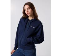 TOMMY HILFIGER Sudadera con cremallera azul oscuro, Talla XXL