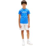 Tommy Hilfiger Set Chicos Monotype Graphic Camiseta y lounge shorts, Azul (Empire Blue), 5 Años